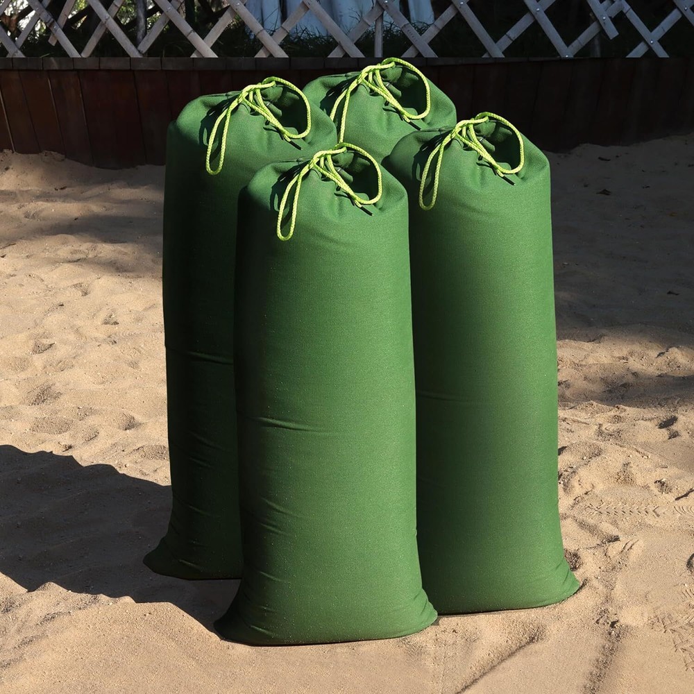 Betus Heavy Duty Sandbags for Flooding 28”x12” Water Barrier Canvas Bags 4pcs