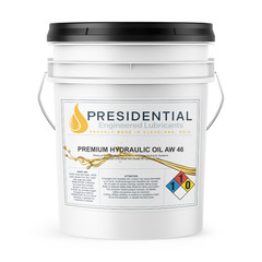 Presidential Hydraulic Oil AW 46 – Anti-Foam – Corrosion Protection – 5 GAL
