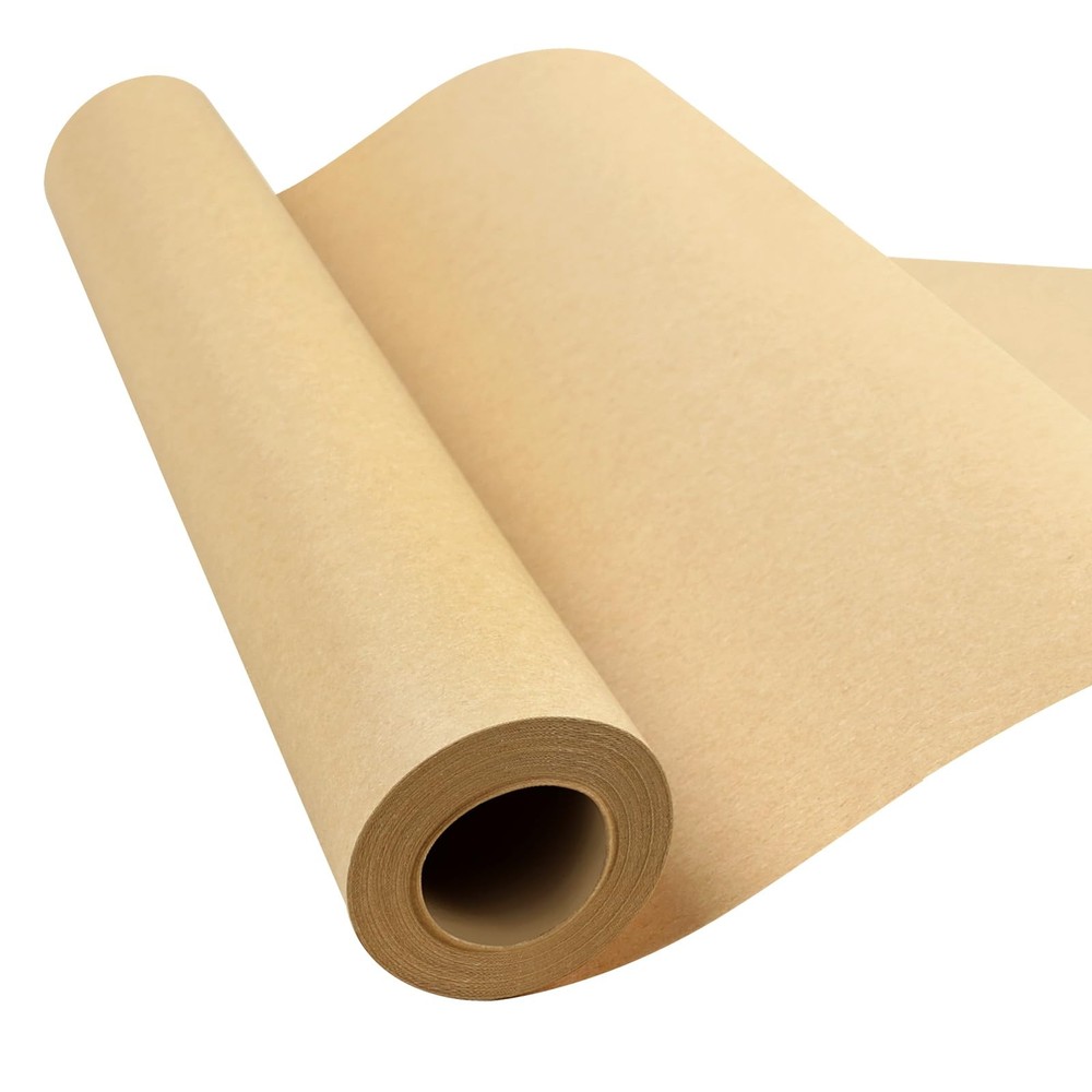 15″×400″ Brown Paper Roll, Brown Wrapping Paper, Craft Paper, Wrapping Paper,…
