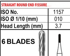 Beavers Carbide Burs FG1157 Friction Grip One FG #1157 (100-10)/PK Bur