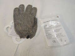 Franklin Stainless Steel Reversible Chain Mail Protective Glove Xtra Large