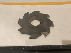 Refurbished 4″ X .240″ X 1″ Carbide Tipped Straight Side Cutter, 8 Tooth