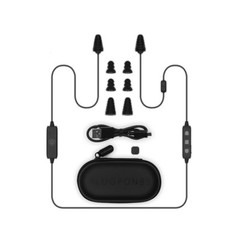 Plugfones Liberate 2.0, Wireless Bluetooth Earplugs, Headphones, Black/Gray