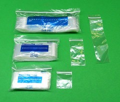 Zippit Zip Slide Lock Bags 2” Assorted 2mil Baggies 100 @ 2×2 2×4 2×8 Reclosable