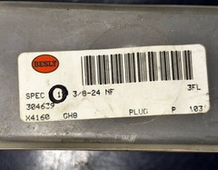 BESLY 3/8-24 PLUG TAP NF GH8 HSS 3F SPEC 3/8” -24 Spiral TURBO CUT USA ONE TAP