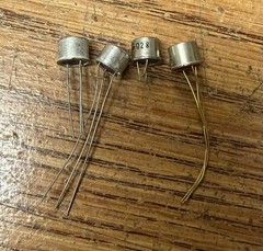 (4) 2N358A Germanium NPN TRANSISTORS