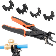 Push to Connect Removal Tool Disconnect Tongs for 1/2”, 3/4”, 1” Push Fitting Pe