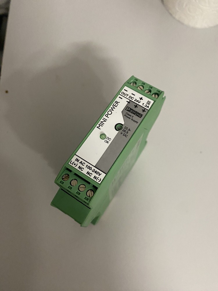 Phoenix Contact Power Supply 2866446 MINI-PS-100-240AC/24DC/1.3