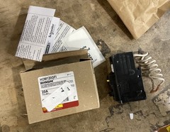 Square D HOM120GFI Homeline 20A 1 Pole 120VAC GFCI Mini Circuit Breaker
