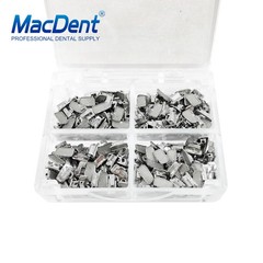 200Pcs MacDent Dental Orthodontic Buccal Tubes 1st Molar MBT ROTH 022 Monoblock