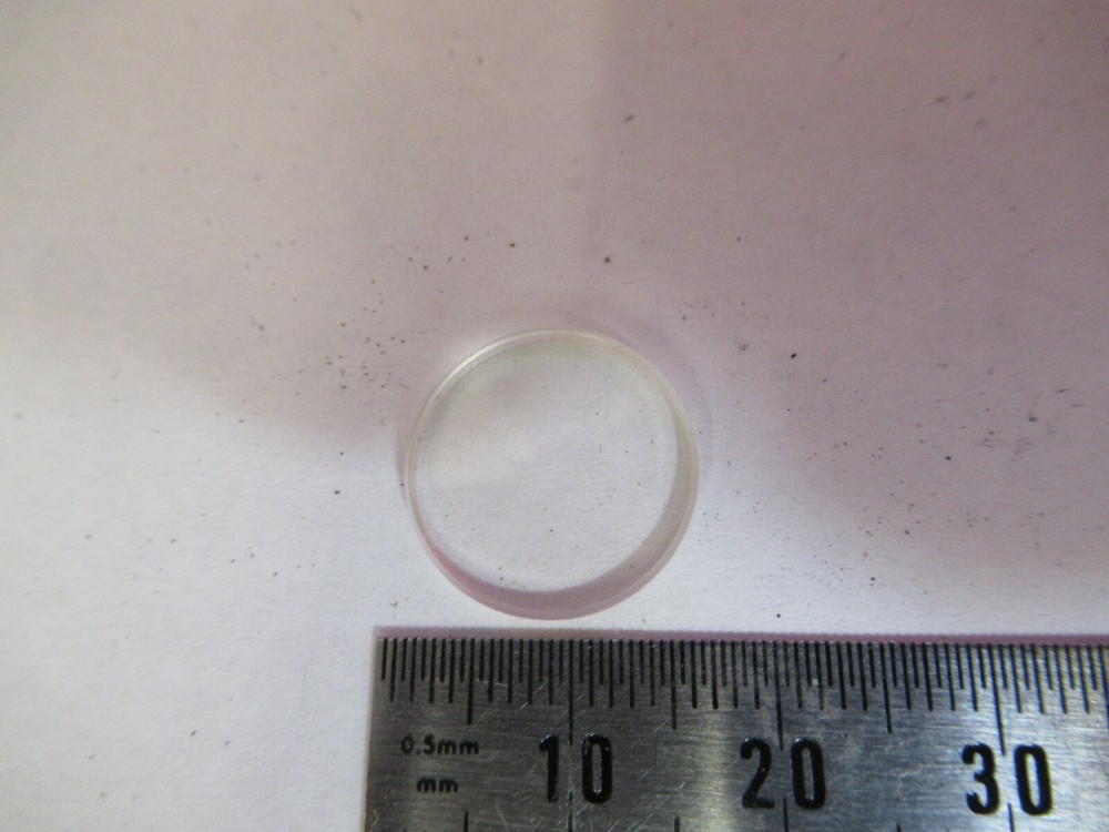 OPTICAL FLAT ZERODUR MINI LENS OPTICS AS PICTURED &3K-FT-42