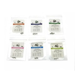 4Pc/Pack Dental Ortho Buccal Tubes 1st/2nd Molar Tube Roth/MBT/ Edgewise 022/018