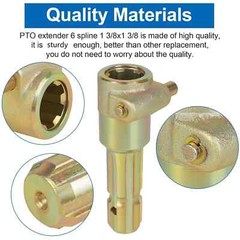 1-3/8″ 6-Spline PTO Shaft Extender Adapter Male to Female for Tractors