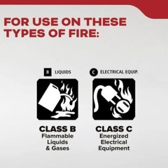 Kidde Mariner PWC Marine Fire Extinguisher 2lb Class B C for Boats Watercrafts