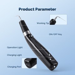 Dental Endo Ultrasonic Activator Ultra Root Canal Irrigator Handpiece with 6Tips