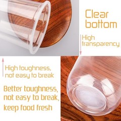 50 Pack 10oz Plastic Cups with Dome Lids(No Hole) 50 Count (Pack of 1), Clear