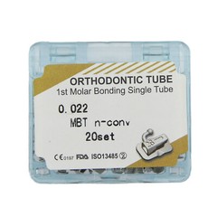 tubos de ortodoncia Dental Orthodontic Buccal Tubes 1st 2nd Molar MBT Roth 022