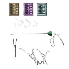Plastic Laparoscopic Polymer Ligation Clips Hemolok Clips Endoscopy Surgery8993