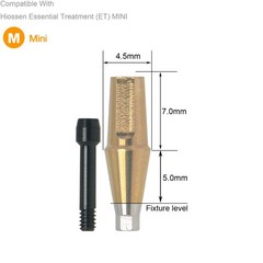 US Titanium Straight Transfer Abutment Fits Hiossen ET (ETIII/IV) /Osstem TS/GS