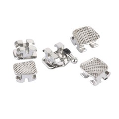 AZDENT Dental Ortho MINI Self-Ligating Brackets Brace 0.022″-Roth/ MBT Hooks 345