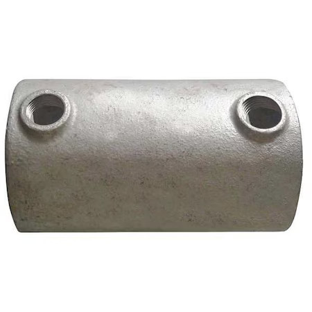 Zoro Select 30Lw92 Structural Pipe Fitting, External Coupling, Cast Iron, 2 In
