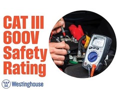600V True RMS Auto-Ranging Multimeter with Backlight, MAX/MIN, Voltage, Current,