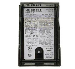 Hubbell 69JF7LY Furnas Air Compressor Pressure Switch Control Valve 95-125 PSI