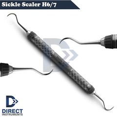 7Pcs Dental Montana Jack Sickle Scaler Posterior Nevi Gracey Curettes Barnhart