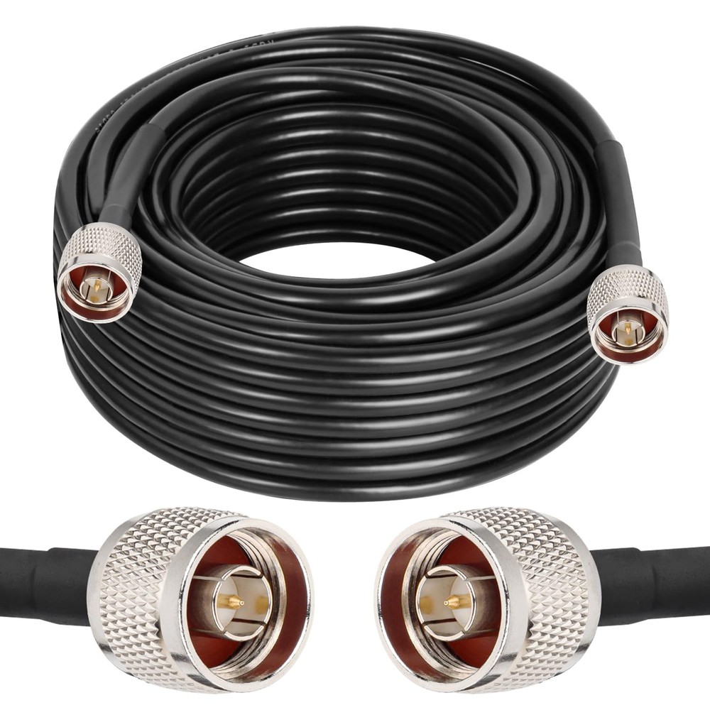 XRDS-RF N Male to N Cable 35FT Type N RG58 50 Ohm Coax Extension Pure Copper …