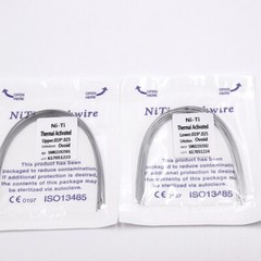 Dental Ortho Thermal Activated Niti Arch Wire Rectangular Ovoid/Square/Natural