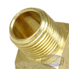 3/8″ Male NPTF to Female NPTF 45 Degree Street Elbow Solid Brass Pipe Fitting