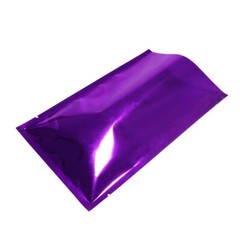 100x Gloss Violet Purple Metallic Foil Mylar Top Fill Bags 7x10cm 2.75x4in