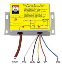 AHV24V1KV2MAW High Voltage DC-DC Power Supply 24VDC Input 1KV 2mA Output