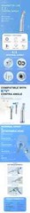 Dental LED Contra Winkelstück Handstück mit Wasser Contra Angulo Blau FG 1.6mm