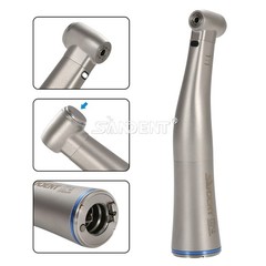 Dental 1:1 Fiber Optic LED Contra Angle Handpiece 4 Spray Push Button fit NSK fo