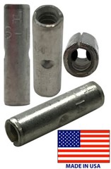 (100) Non-Insulated 16-14 Gauge Uninsulated Butt Splice Connector Wire Terminal