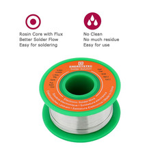 Lead-Free Solder Wire Rosin Core No Lead Wire Thin 0.6Mm 50G Fine Solder