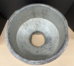 Vintage Galvanized Steel Dairy Strainer Farmhouse Milk Funnel Separator