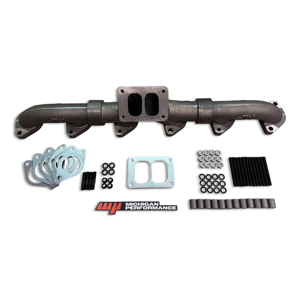 Michigan Performance CAT C11/C13 229-3567 Single Turbo T6 Manifold Install Kit