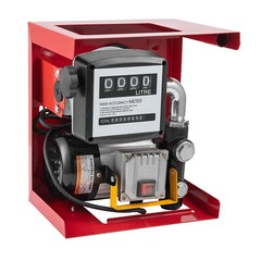 110V Electric Diesel Oil Fuel Transfer Pump w/ Meter with 13′ Hose & Nozzle Kit
