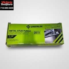 Greenlee 724 1-1/4″ Manual Standard Stud Punch Conduit Electrical Plumbing Tool