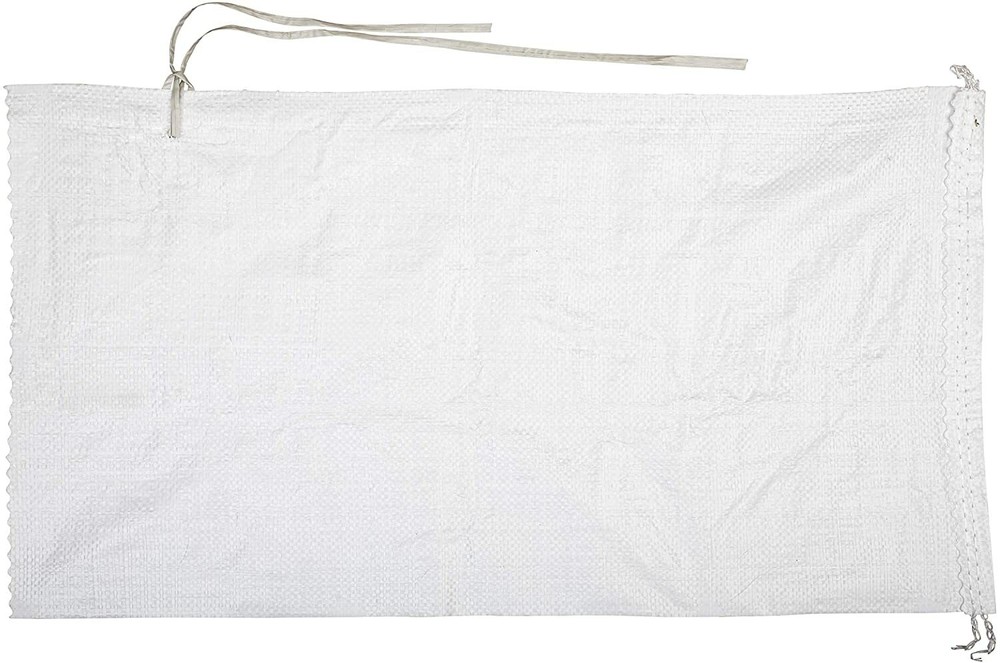 14-in x 26-in White Polypropylene Heavy Duty Sandbags with Ties 275 Count