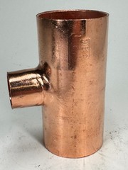 NIBCO Reducing Tee 2″ x 2″ x 1″ CTS C x C x C Solder Joint Copper Sweat Fitting