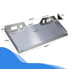 3/8″ Quick Tach Attachment Mount Plate Heavy Duty Skid Steer for Bobcat Kubota
