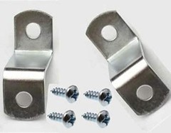 5/8″ Zinc Plated Steel Offset Clips with Screws (20)