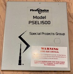 First Choice PSEL1500 Panic Hardware Device Power Enclosure SP-500