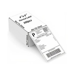4”x 6” Direct Thermal Shipping Labels Suitable For Warehousing, Transportation