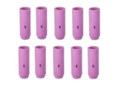 TIG Ceramic Cup 10N46 #8 Welding ALUMINA Nozzle 1/2″ Fits TIG 17, 18, 26 Qty 10
