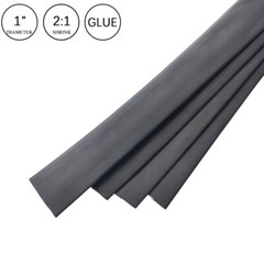 2:1 Heat Shrink Tubing Tube 1″ Glue Waterproof Dual Wall Wires Wrap