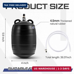 4 Inch Inflatable Pipe Plug Sewer Test Plug Rubber Plumbing Test Balloon Ball fo